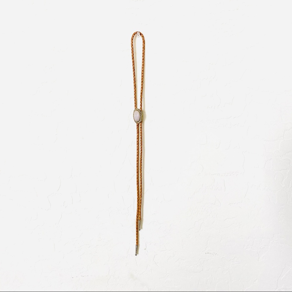 Rose Quartz Bolo Tie